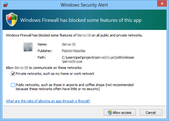 Firewall  Windows 8 -  9